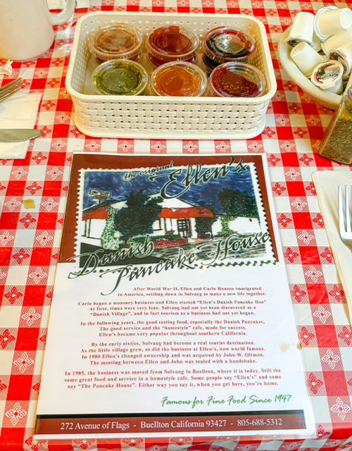 Ellen's Danish Pancake House in Buellton